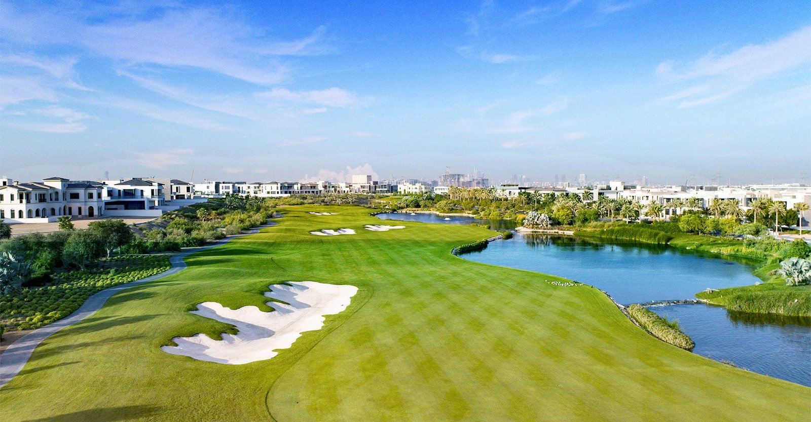 Dubai Hills Estate by Emaar – Featured Image Dubai Hills Estate by Emaar golf course and villas
