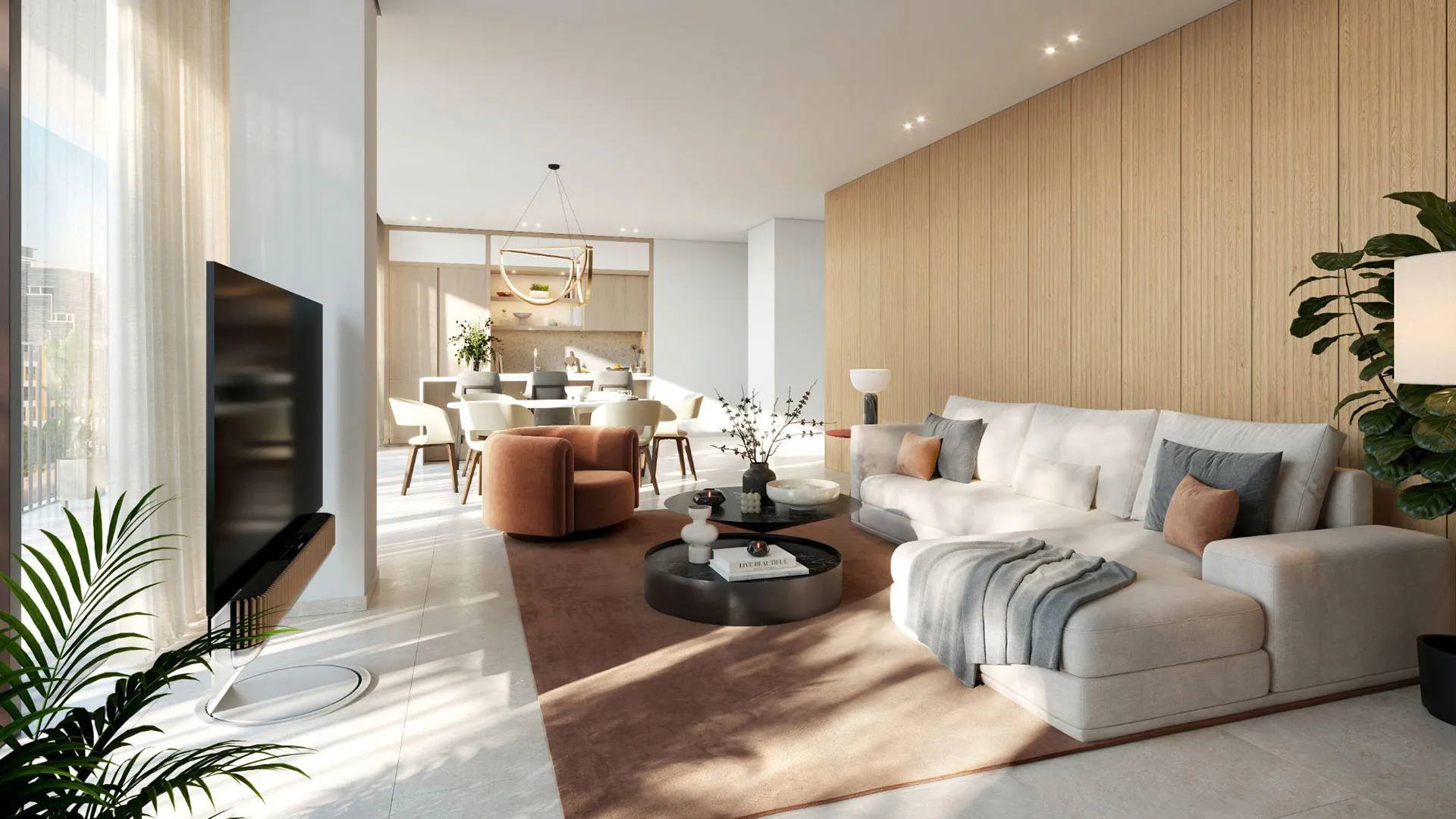 Eden House The Park at Dubai Water Canal – Gallery 05 Eden House The Park contemporary residents lounge