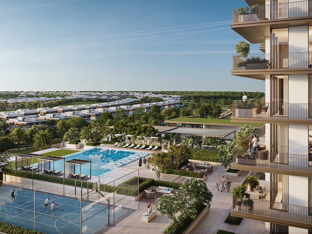 Greencrest at Dubai Hills Estate by Emaar – Gallery 06 Greencrest at Dubai Hills Estate by Emaar exterior and landscape view