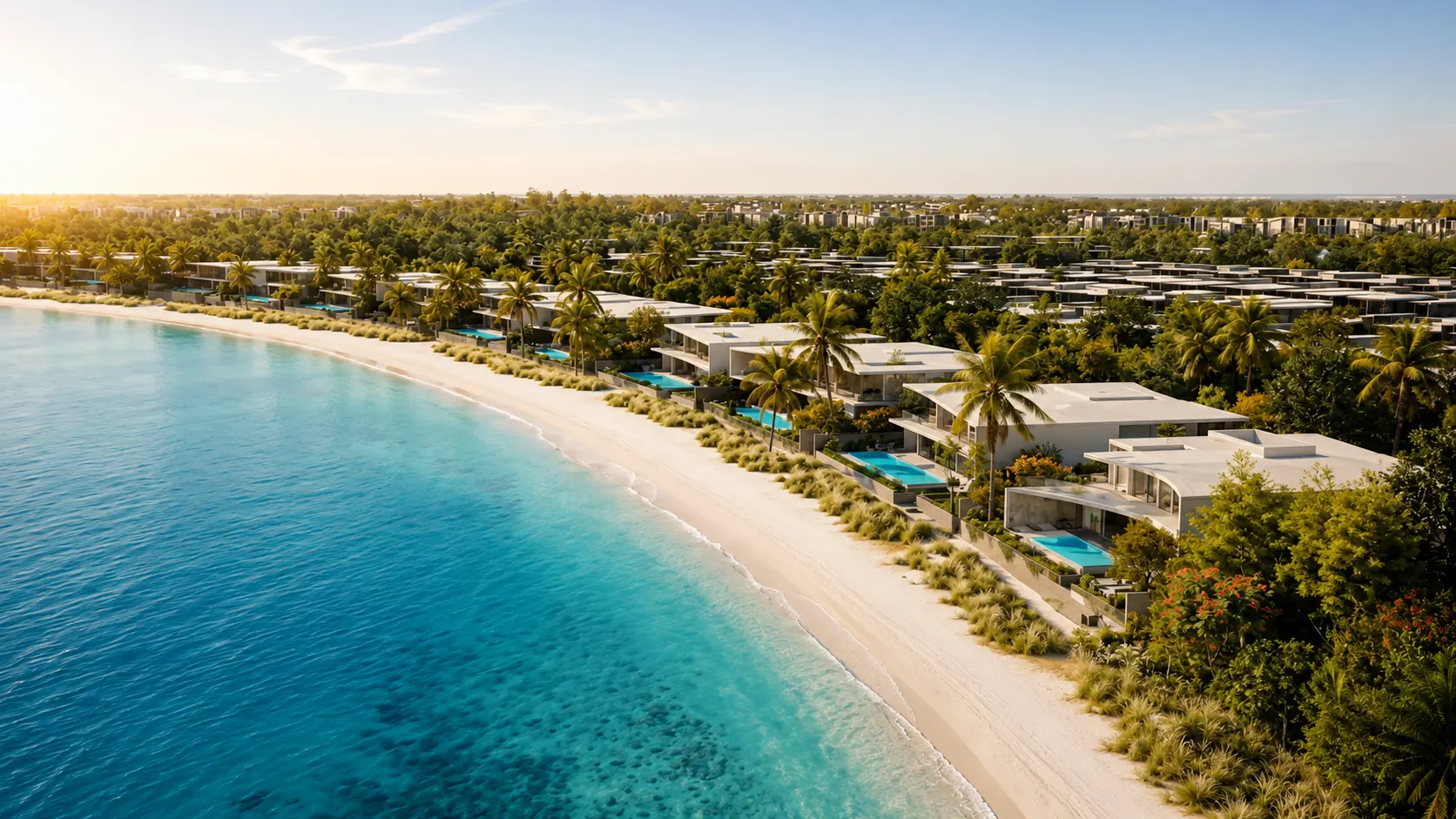 Marsa Al Saadiyat by Aldar Beach Access villas along the Saadiyat Island shoreline