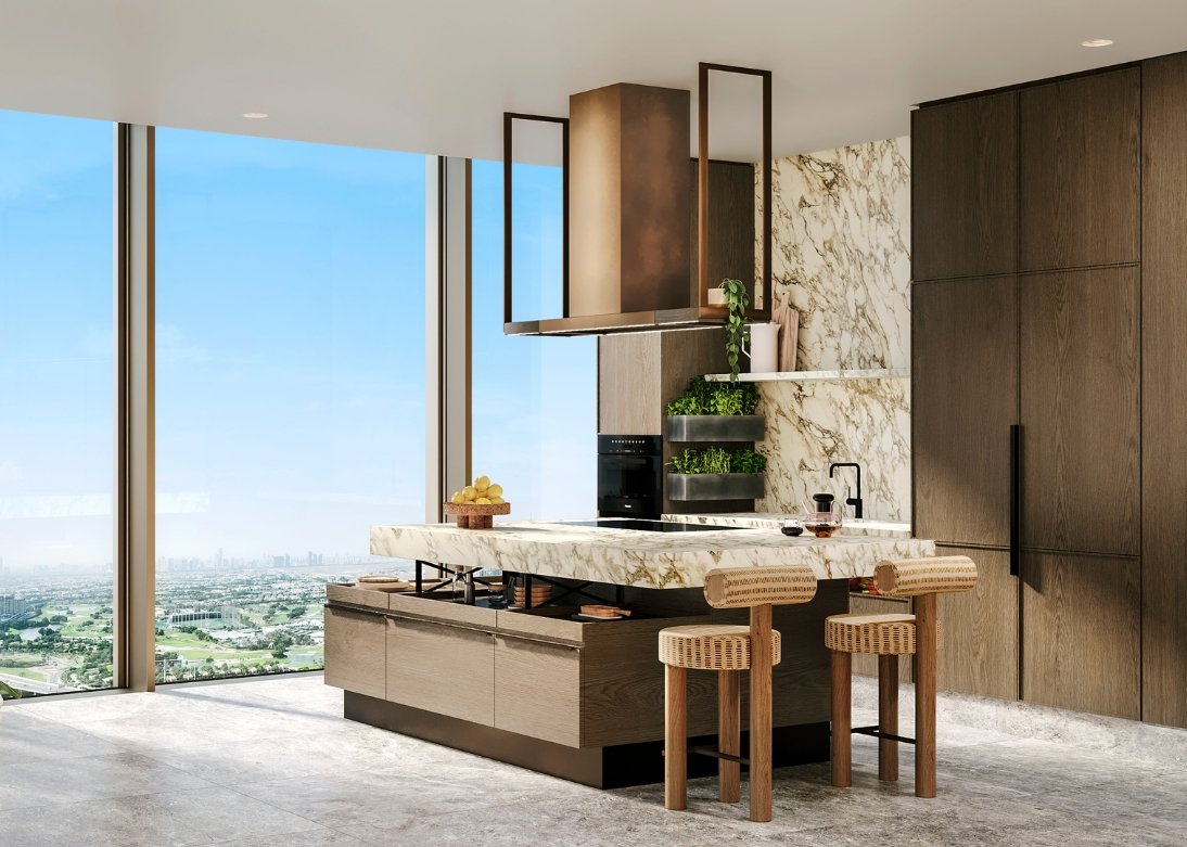 Six Senses Residences Dubai Marina by Select Group – Gallery 03 Six Senses Residences Dubai Marina premium kitchen interior
