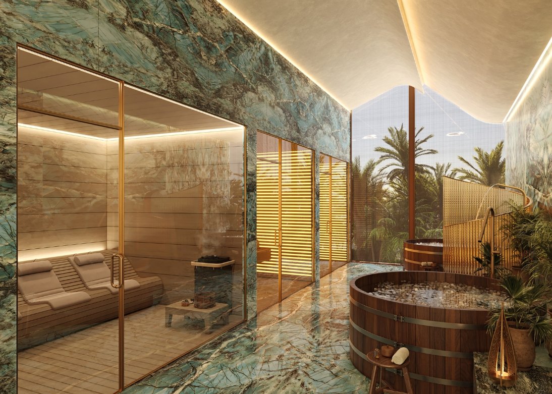 Six Senses Residences Dubai Marina by Select Group – Gallery 05 Six Senses Residences Dubai Marina sauna and wellness amenities