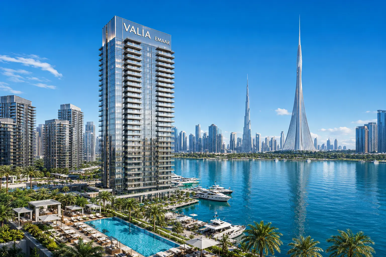 Valia at Dubai Creek Harbour by Emaar – Gallery 01 Valia at Dubai Creek Harbour by Emaar exterior view