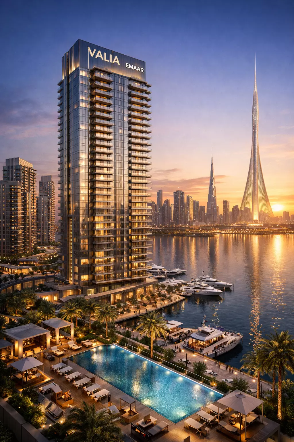 Valia at Dubai Creek Harbour by Emaar – Gallery 03 Valia at Dubai Creek Harbour waterfront tower by Emaar